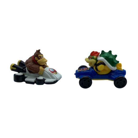 Nintendo Mario Kart Bowser & Donkey Kong McDonalds Happy Meal Toys Lot of 2 - Picture 2 of 8